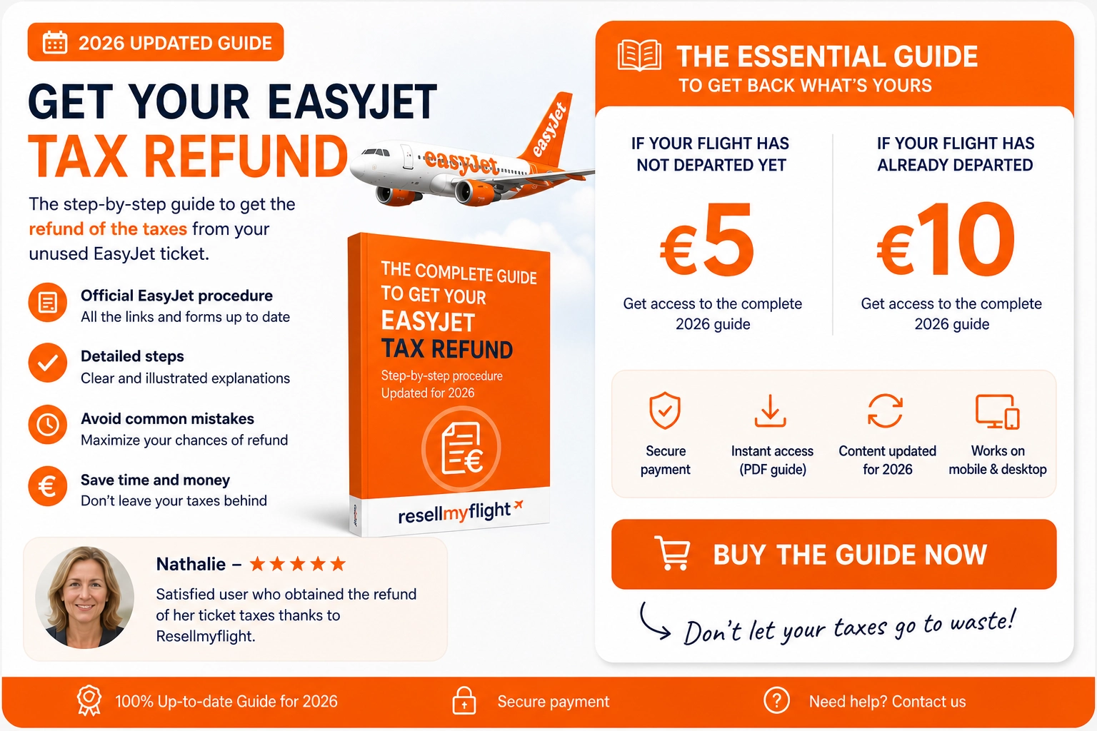 easyJet tax refund