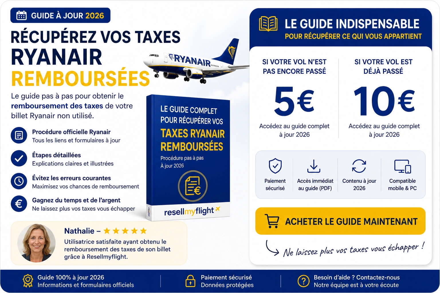 Remboursement des taxes Ryanair