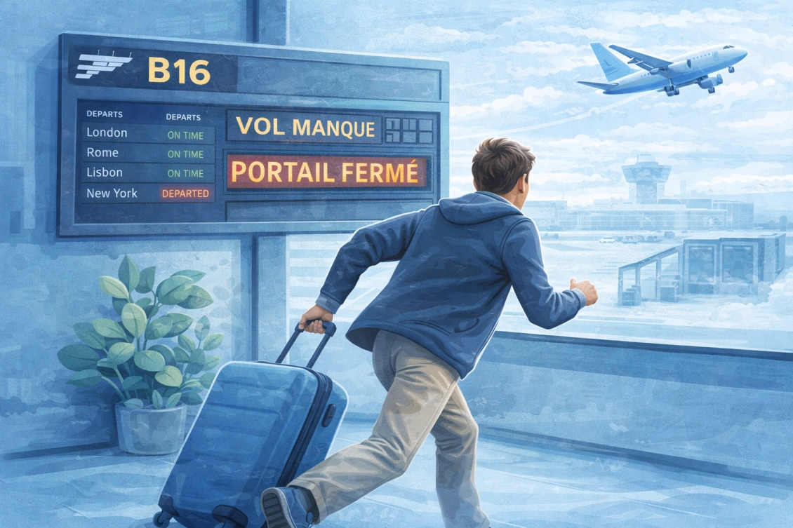 Vol manqué : que faire et peut-on récupérer son billet d’avion ?